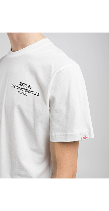 コットンジャ－ジープリントＴシャツ 詳細画像
